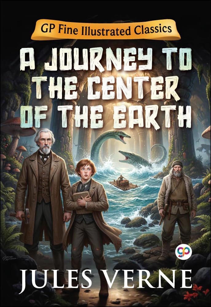 A Journey to the Center of the Earth (GP Fine Illustrated Classics | 50+ Highly Detailed Illustrations | Hardcover)